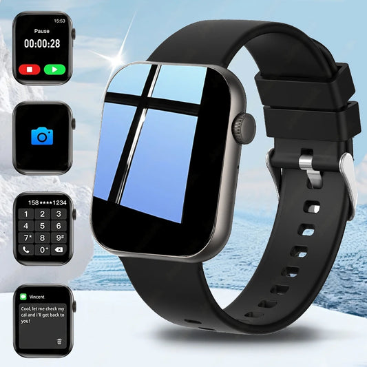 Smart Fitness Watch - Heart Rate Monitor & Activity Tracker with 7-Day Battery Life