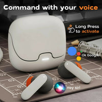 QuacPro Wireless Earbuds - Crystal Clear Sound & 30H Battery Life