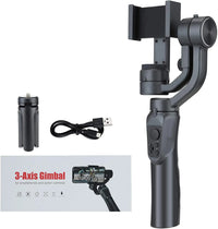Compact Travel Mobile Phone Gimbal with Auto Tracking Live Streaming Portrait Mode Selfie Sticks for Photo Studio Accessories
