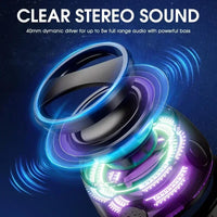 Bluetooth Speaker Portable G200 RGB Lighting Magnetic Speaker BT5.3 Mini Sound Box 7 Hours Playback Phone Holder