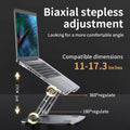 Universal Tablet & Laptop Stand - Premium Aluminum Stand for Tablets, Laptops & E-Readers (Up to 17")