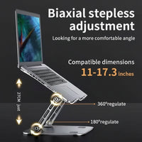 Universal Tablet & Laptop Stand - Premium Aluminum Stand for Tablets, Laptops & E-Readers (Up to 17")