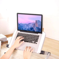Adjustable Laptop Stand - Ergonomic Aluminum Desk Riser for 11-17" Laptops