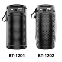 Lanfy# BT-1202 Portable Bluetooth Speaker with Colorful 360 LED Light Show