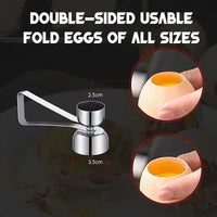 304 Stainless Steel Egg Scissors Eggshell Opener Double Head Metal Boiled Egg Creative Gadgets Kitchen Cooking Accessories Tools