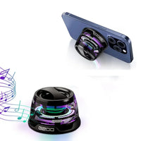 Bluetooth Speaker Portable G200 RGB Lighting Magnetic Speaker BT5.3 Mini Sound Box 7 Hours Playback Phone Holder